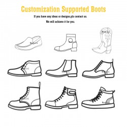 Dropshipping Custom Logo British Style Unisex Genuine Leather Vintage Boots Casual 5CM Thick Soled Cowhide Handmade Walking Shoe