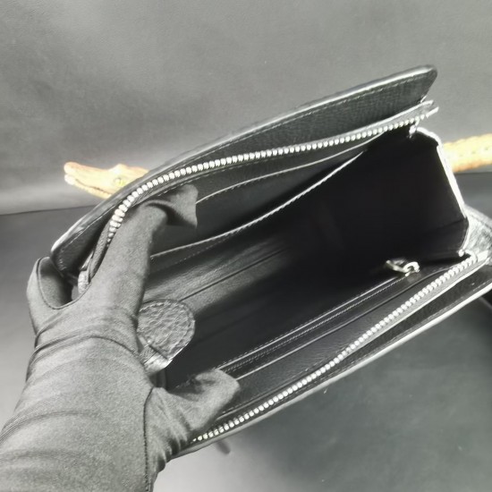 Crocodile Leather Retro Men's Shoulder Bag for Daily Commuting Original New Men's Crossbody Bag Shoulder Bag