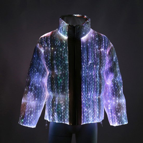 2024 LED Dallas Cowboys Purple Puffer Jacket in Bag Clothing Manufacturers Thick Varsity Men Winter Clothes Jacket
