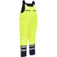 Men's High Visibility Reflective Extreme Cold Jacket Outdoor Working Jacket Pants Overalls for Adults for Hiking Yellow Orange