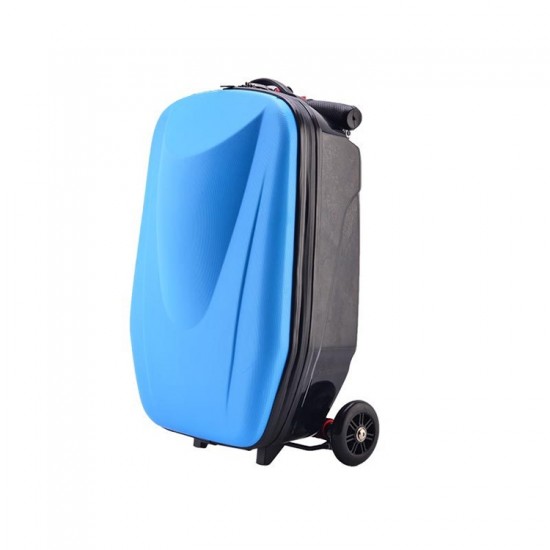 Kid's Luggage Carry on Scooter Suitcase for Students 20 Inch PC Travel Trolley Toys Kids Scooter for Kids