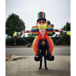 Customized Outdoor Advertising Inflatables Oxford Material Giant Monster Parade Costar for Events Air Blower Included