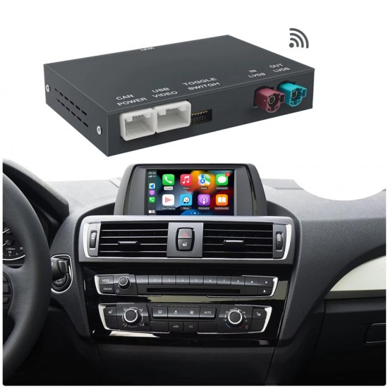 Wireless Apple CarPlay Android Auto Decoder for BMW NBT CIC EVO System F10 F20 F30 F15 F25 E60 E90 X1 X3 X4 X5 X6 MINI COOPER