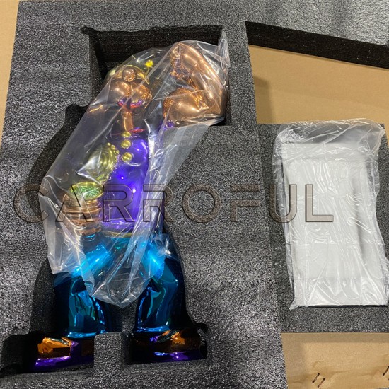 Direct Sales Cartoon Famous Chrome Plating Popeye Statue Gallery Pop Art Sculpture Collections Popeye Resin Sculpture