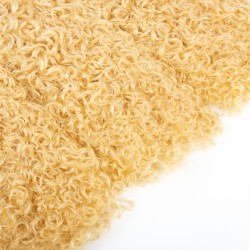 Salon High Quality Human Hair 613 Blonde Kinky Curly Deep Water Kinky Coily 613 Curly Hair Weft  for Full Head