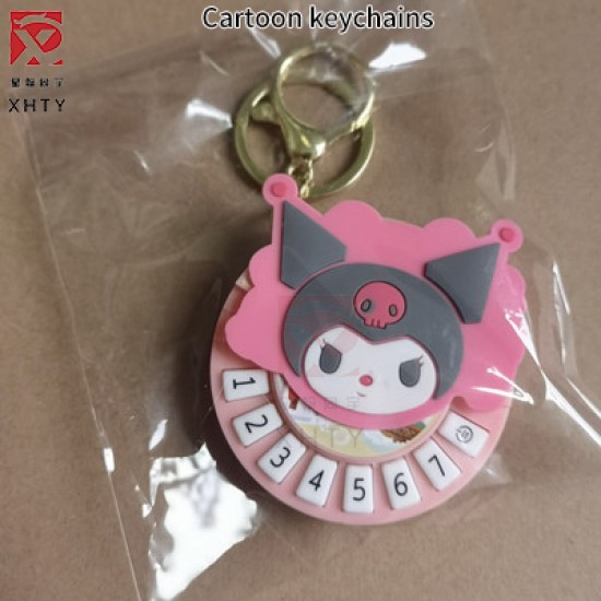 New Product Reliable Quality Wholesale Multi-Colored Cartoon Keychains