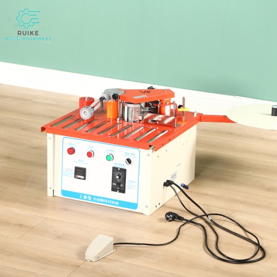 WANJIA High Quality Multifunctional Woodworking Machine for MDF Pvc Wood Portable Edge Banding Machine with Rollers