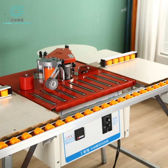 WANJIA Woodworking Machinery Small Home Decoration Curve Portable Paintless Board Edging Machine