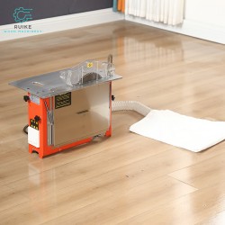 WANJIA Portable Small Table Saw Manual Single Saw Head Brush Wood Cutting Machine Multi-Function Horizontal Small Table Saw