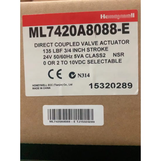 Honey Well ML7420A8088-E. ML7420A Series Linear - Stroke Electric Actuators .New Brand and Original in Stock