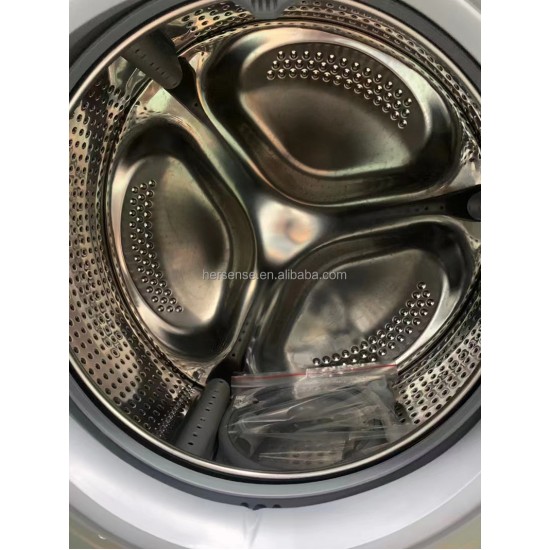 9kg Front Load Washing Machine 220V 50hz Powerful Motor 1950W 1400rpm With Spin Dry Class a Quick 15min Wash English