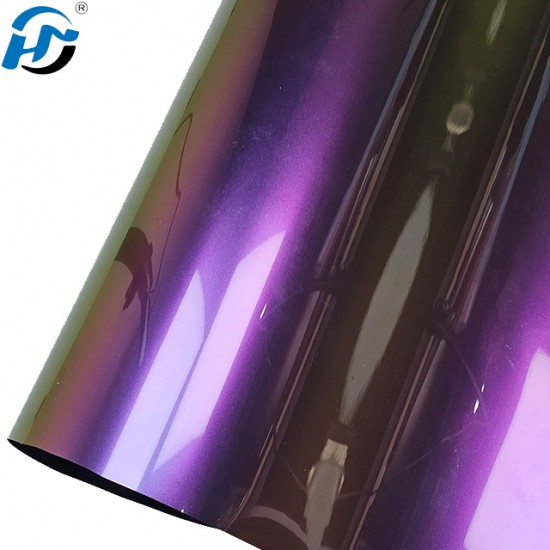 High Glossy PET TPU Cast Self-Healing Self-Repair Car Sticker Magic Colored Purple Unicorn Vinyl Wrap Film Chameleon Celestial
