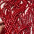 Natural Red Coral Beads for DIY Jewelry Making Bulk Dyed Column Coral Beads length 14-18mm