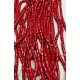 Natural Red Coral Beads for DIY Jewelry Making Bulk Dyed Column Coral Beads length 14-18mm