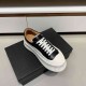 thick-soled white shoes for women height-increasing biscuit shoes genuine leather lace-up casual skate shoes,thick-soled waffle.