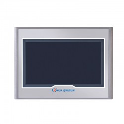 Huaqingjun 7 Inch HMI PLC All-in-one Ethernet RS485 232 48MR 24IO Relay Output Ladder Diagram Controller for Automation