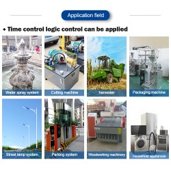 Huaqingjun 7 Inch HMI PLC All-in-one Ethernet RS485 232 48MR 24IO Relay Output Ladder Diagram Controller for Automation