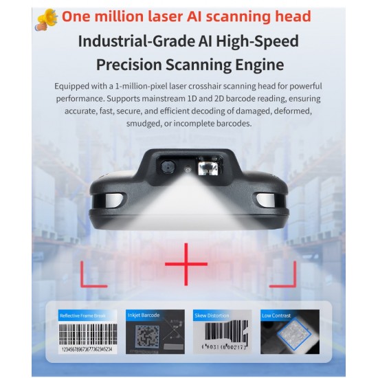 Megapixel Scanner 8core IP67 Google PLAY PDA Handheld Terminal 4+64G 2D/QR Data Collector with WIFI4G Bluet For Logistic GMS 405