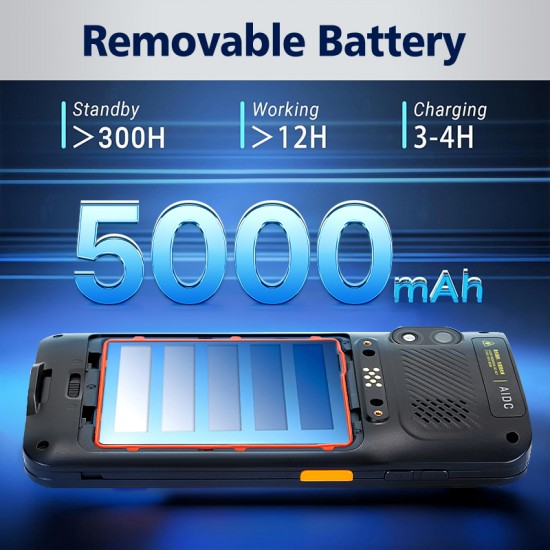 Megapixel Scanner 8core IP67 Google PLAY PDA Handheld Terminal 4+64G 2D/QR Data Collector with WIFI4G Bluet For Logistic GMS 405