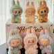 Labubu Second Generation Doll Mart Monster Have a Seat Keychain Party Series Labubus Macaron Original Plush Toys Blind Box
