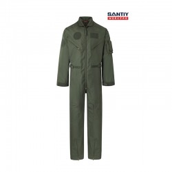 Flame-Retardant Coverall Flight Suit Fr Hi Vis Coverall Work Clothes Safety Work Clothes with Convenient Zippers