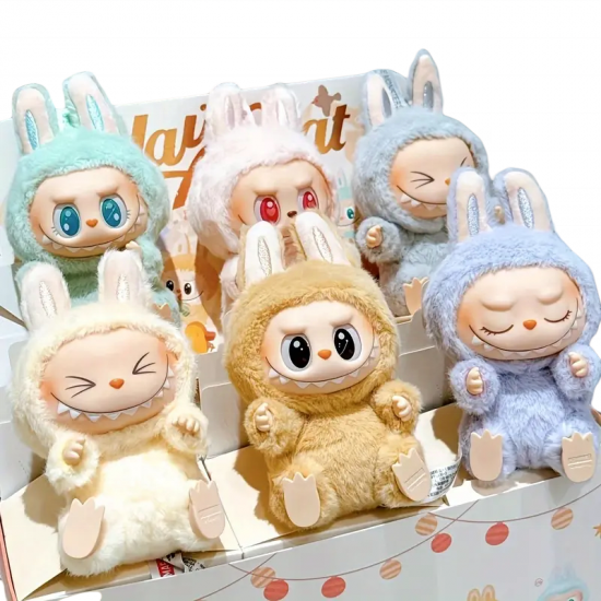 Labubu Second Generation Doll pop Mart have a seat Series Labubu Vinyl Plush Blind Box
