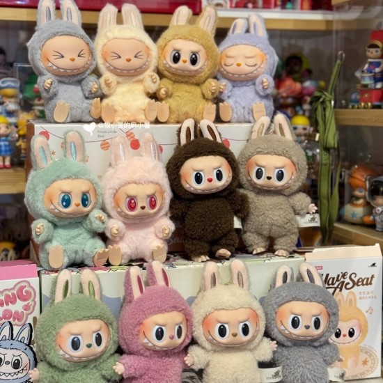 Labubu Second Generation Doll pop Mart have a seat Series Labubu Vinyl Plush Blind Box
