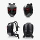 Riding Led Backpack Model: Iron Man(carbon Fiber) Big Size 36*18*48cm Helmet Backpack Durable High Quality Travel&riding Bag