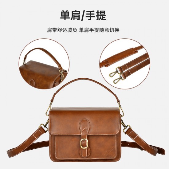 Contrast Color Chain Bag 2025 New Style Personality Small square Bag Handbag Ins Trendy Korean Version Shoulder Bag