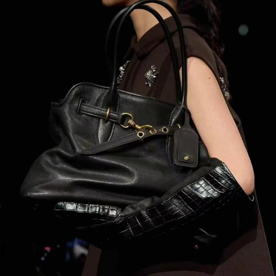 Designer High Quality Leather Handbag Cowhide tote Bag Large Capacity trendy Shoulder Bag for women