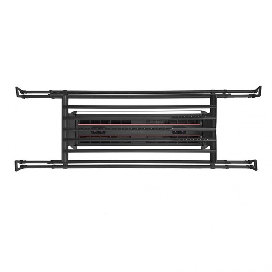 Electric Clothes Dryer Foldable Aluminum Metal Rack for Indoor Balcony Wall Stylish Folding Design for Household Use Bathroom