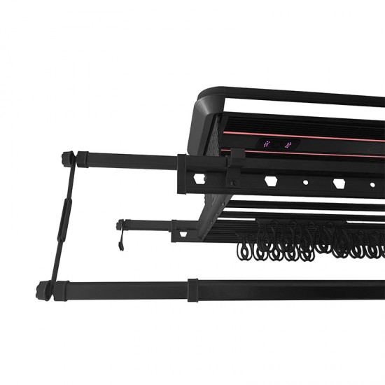 Electric Clothes Dryer Foldable Aluminum Metal Rack for Indoor Balcony Wall Stylish Folding Design for Household Use Bathroom