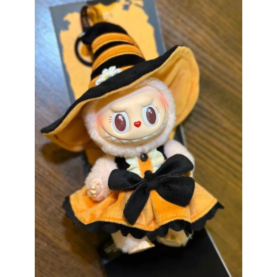New in Stock Genuine Mokoko Vinyl Pendent Happy Halloween Party Series Magic of Pumpkin Doll Keychain Kawaii Toys Birthday Gift