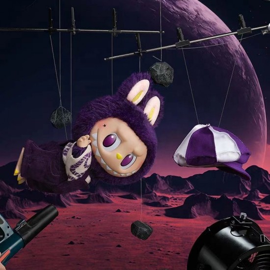 Hot-Selling 40cm Labub Milan Fashion Week Series Purple Monster Big PVC Doll Home Decoration Plush Gift Surprise Blind Boxes