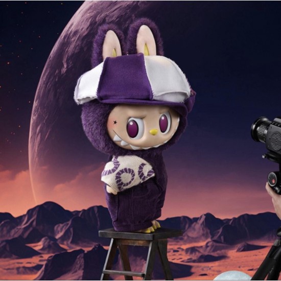 Hot-Selling 40cm Labub Milan Fashion Week Series Purple Monster Big PVC Doll Home Decoration Plush Gift Surprise Blind Boxes