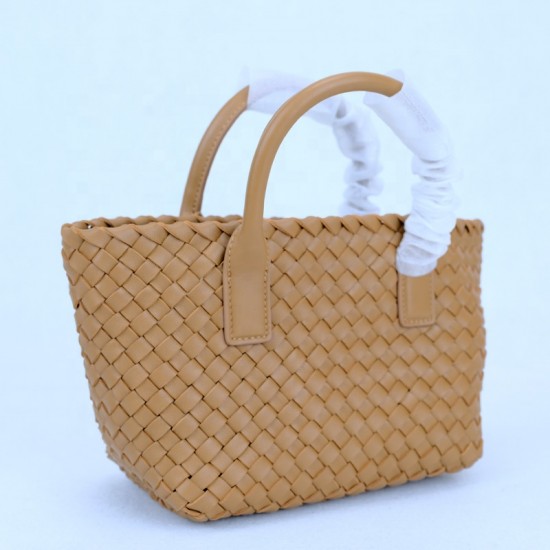 Custom Made Micro Tote Bags Woven Handbags Designer Cross Body Bags Brand Name Style Woven Purse OEM Leather Bags Women