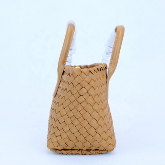 Custom Made Micro Tote Bags Woven Handbags Designer Cross Body Bags Brand Name Style Woven Purse OEM Leather Bags Women