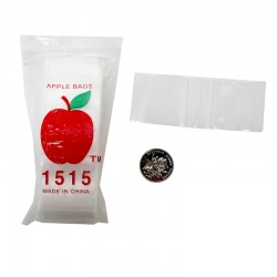 Mini Ziplock Baggies 1010 1000 Bags 10 Designs Apple Get Real Collection 1" X 1"