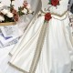 Professional High Quality White Long Flora Dress Romantic Tutu for Stage Performance for Kids Women Adults in Ballet Dance