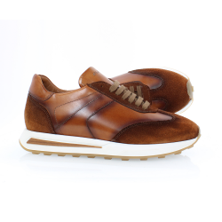 Made In Italy FLECS Brand All Seasons High Quality Cushioned Lace Up Walking Style Sneakers Running Shoes