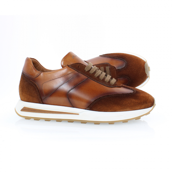 Made In Italy FLECS Brand All Seasons High Quality Cushioned Lace Up Walking Style Sneakers Running Shoes