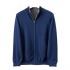 Custom Men's Long Sleeve Cashmere Knitted Sweater ODM Supply Zipper Closure Winter Cardigan Sweater