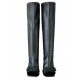 Handmade Women's Genuine Leather VERS-1 Shoes-Winter Knee High Boots Over-the-Knee Lace Design Mid-Calf Style