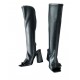 Handmade Women's Genuine Leather VERS-1 Shoes-Winter Knee High Boots Over-the-Knee Lace Design Mid-Calf Style
