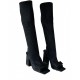 Handmade Women's Winter Over-the-Knee Leather Boots with High Heel VER Shoes-Genuine Leather Waterproof Feature