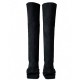 Handmade Women's Winter Over-the-Knee Leather Boots with High Heel VER Shoes-Genuine Leather Waterproof Feature