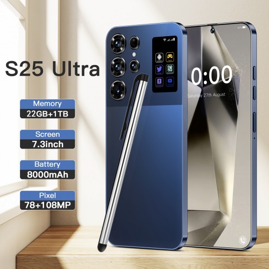 Real High Quality S25 ULTRA Smartphone Global 5G Android 15 Mobile Phones Wholesale 22+1TB Gaming S25 ultra Cellphones
