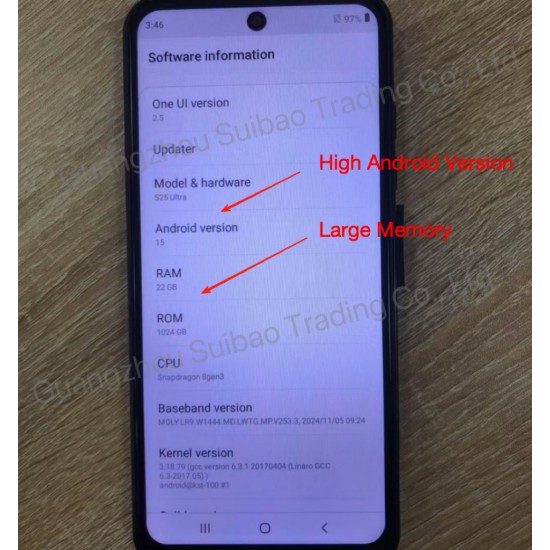 Real High Quality S25 ULTRA Smartphone Global 5G Android 15 Mobile Phones Wholesale 22+1TB Gaming S25 ultra Cellphones