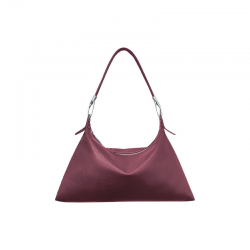 2025 Spring New Fashion Premium Encore Red Women's Genuine Leather Handbag Zip Easy Match Commuting Crossbody Shoulder Bag