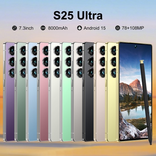 Real High Quality 22+1TB S25 ULTRA Smartphone Android 15 7.3 Inch New Arrived Full Screen Global 5G S25 ultra Mobile Phones